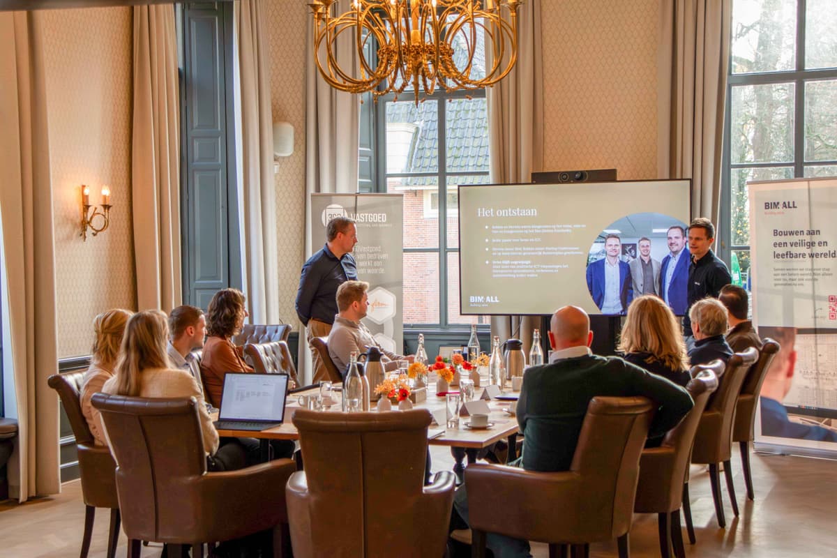 Rondetafelsessie georganiseerd door BIM4 ALL en Firm Vastgoed in Kasteel De Oosterhof 2