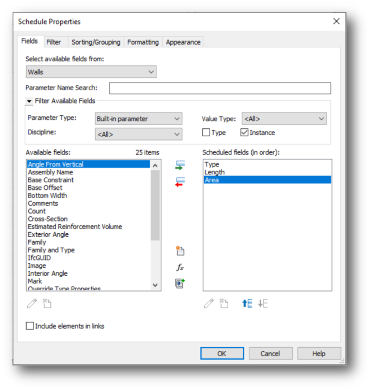 Revit 2022 Parameters filteren BIM4 ALL